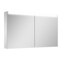   AREZZO design Tükrös szekrény 120, 2 ajtó + TECHNOBOX + LED PANEL
