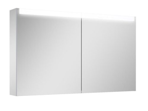 AREZZO design Tükrös szekrény 120, 2 ajtó + TECHNOBOX + LED PANEL