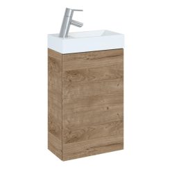   AREZZO design MINI 40 1 ajtós Canela tölgy (alsószekrény + mosdó)