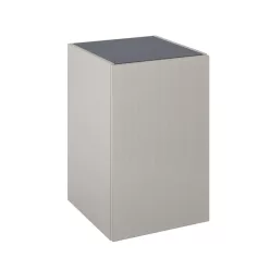   AREZZO design MONTEREY GLASS 40 cm-es oldalszekrény 1 ajtóval beige színben