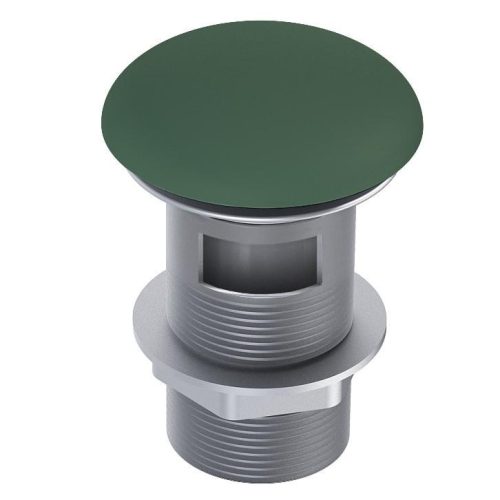 AREZZO design Click Clack lefolyó túlfolyóval, matt zöld