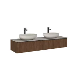   AREZZO design MONTEREY 160 cm-es alsószekrény 2 fiókkal Lincoln dió színben