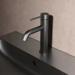 AREZZO design NOVA mosdócsaptelep, szálcsiszolt gun metal