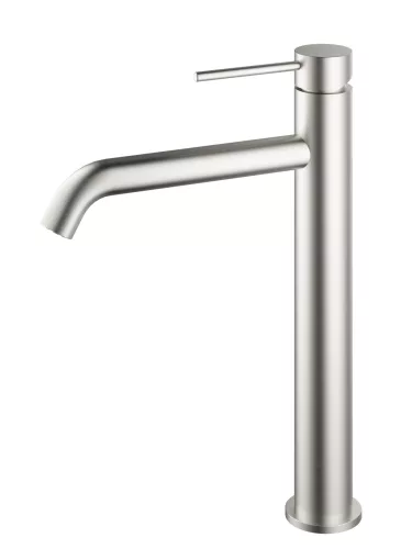 AREZZO design NOVA magasított mosdócsaptelep, szálcsiszolt nikkel