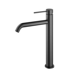   AREZZO design NOVA magasított mosdócsaptelep, szálcsiszolt gun metal