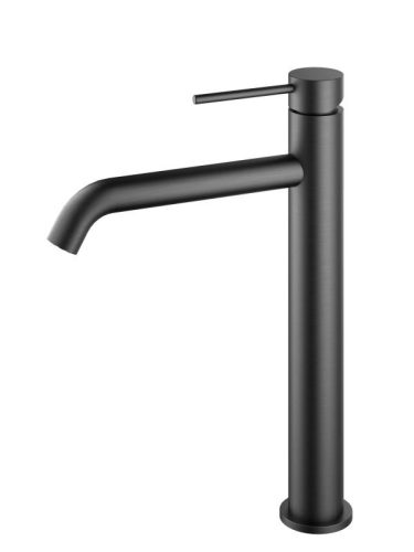 AREZZO design NOVA magasított mosdócsaptelep, szálcsiszolt gun metal
