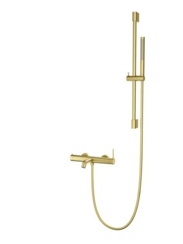 AREZZO design NOVA kádcsaptelep szett, szálcsiszolt arany
