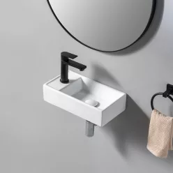 AREZZO design AUSTIN 40x22 bal oldali mini kézmosó AR-340A