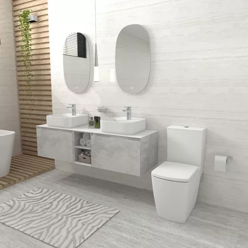 AREZZO design MONTANA kombi wc alsós/hátsó kifolyású, rimless AR-502R (2 doboz)