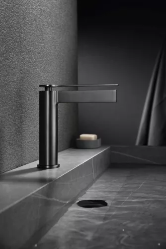 AREZZO design ELEGANT mosdócsaptelep, gun metal