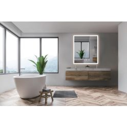   AREZZO design LED okos tükör állítható fényerő páramentesítő funkció+óra+hőmérő