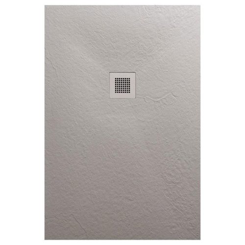 AREZZO design SOLIDSoft zuhanytálca 120x70 cm, BETON, színazonos lefolyóval (2 doboz)