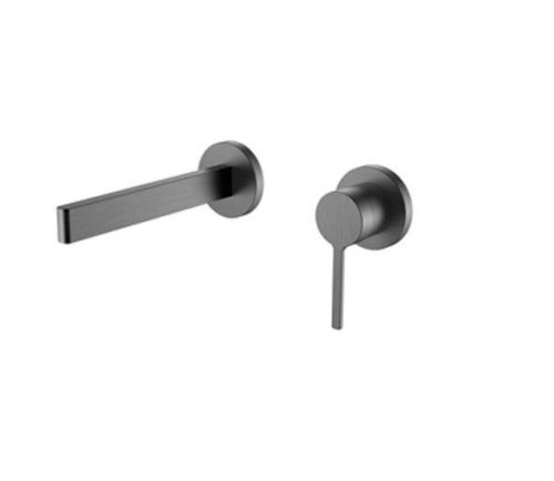 AREZZO design ELEGANT fali mosdócsaptelep, gun metal