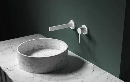 AREZZO design ELEGANT fali mosdócsaptelep, matt fehér