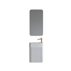   AREZZO design SORELLA 45 cm-es alsószekrény 1 ajtó, matt fehér