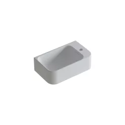 AREZZO design SORELLA 40 cm-es solid surface mosdó, fehér