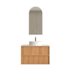 AREZZO design SAVONA 80 cm-es alsószekrény 2 fiók, tölgy