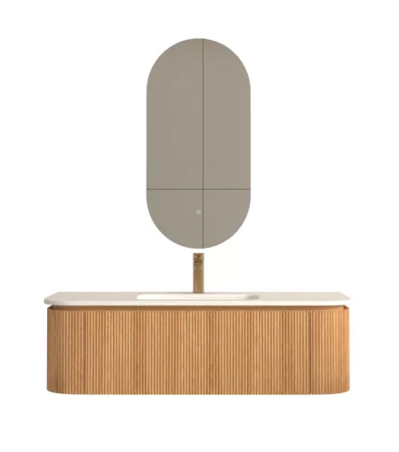 AREZZO design SIERRA 120 cm-es alsószekrény 1 fiók, 2 ajtó, tölgy