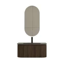   AREZZO design SIERRA 80 cm-es alsószekrény 1 fiók, 2 ajtó, dió