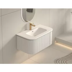   AREZZO design SIERRA 80 cm-es alsószekrény 1 fiók, 2 ajtó, matt fehér