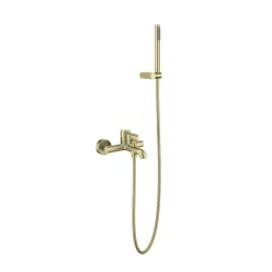 AREZZO design ASTRO kádcsaptelep szett, szálcsiszolt arany