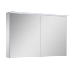   AREZZO design Tükrös szekrény PREMIUM 100,2 ajtó + TECHNOBOX+ LED LÁMPA PANEL