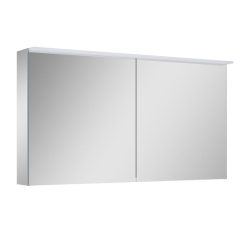   AREZZO design Tükrös szekrény PREMIUM 120,2 ajtó + TECHNOBOX+LED LÁMPA PANEL