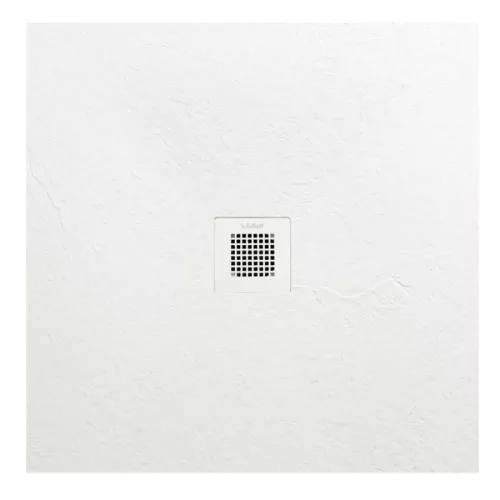 AREZZO design SOLIDSoft zuhanytálca 90x90 cm, FEHÉR, színazonos lefolyóval (2 doboz)