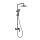AREZZO design ROCKFIELD 3 funkciós zuhanyrendszer, fekete AR-9905BL
