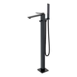   AREZZO design ROCKFIELD szabadon álló fekete kádtöltő csaptelep AR-9907BL