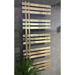   AREZZO design HORIZONT SHINY GOLD SLIM 1200x500 törölközőszárítós radiátor, fényes arany