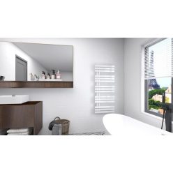   AREZZO design HORIZONT WHITE SLIM 1200x500 törölközőszárítós radiátor AR-HS12050W