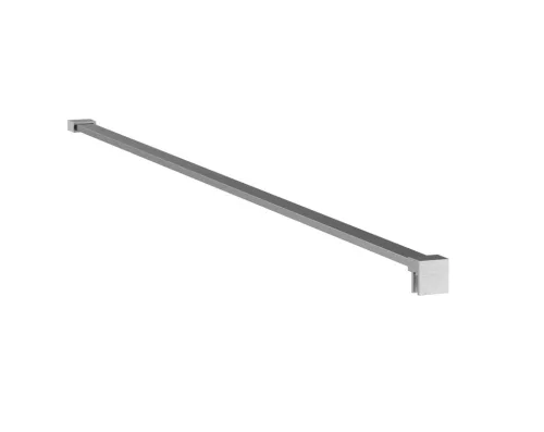 AREZZO design CLEAR walk-in zuhanyfalhoz kiegészítő rögzítő kar, szálcsiszolt nikkel