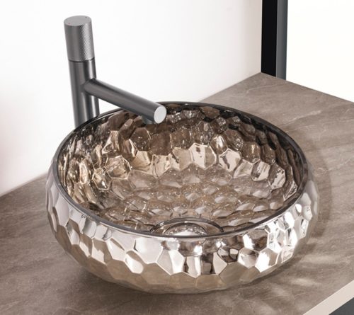 AREZZO design PRISMA PLATINO üvegmosdó