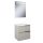 AREZZO design beige MONTEREY 60 cm-es szett beépített mosdóval