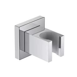 AREZZO design szögletes kézizuhany tartó, króm