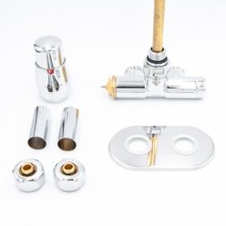   AREZZO design SPEARPEX/UNICO radiátor szelep króm, bal AR-SPEARPEX-CR-L