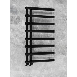   AREZZO design TUBE BLACK 1200x600 törölközőszárítós radiátor AR-TB12060