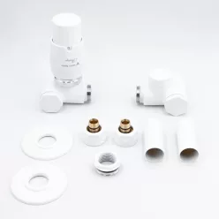   AREZZO design VARIOPEX/INTEGRA radiátor szelep fehér, bal AR-VARIOPEX-W-L