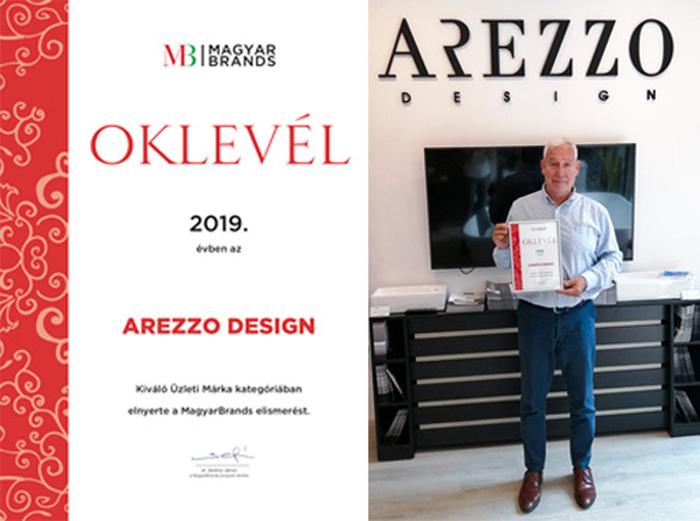 KÖSZÖNJÜK! – MAGYARBRANDS DÍJAS LETT AZ AREZZO DESIGN