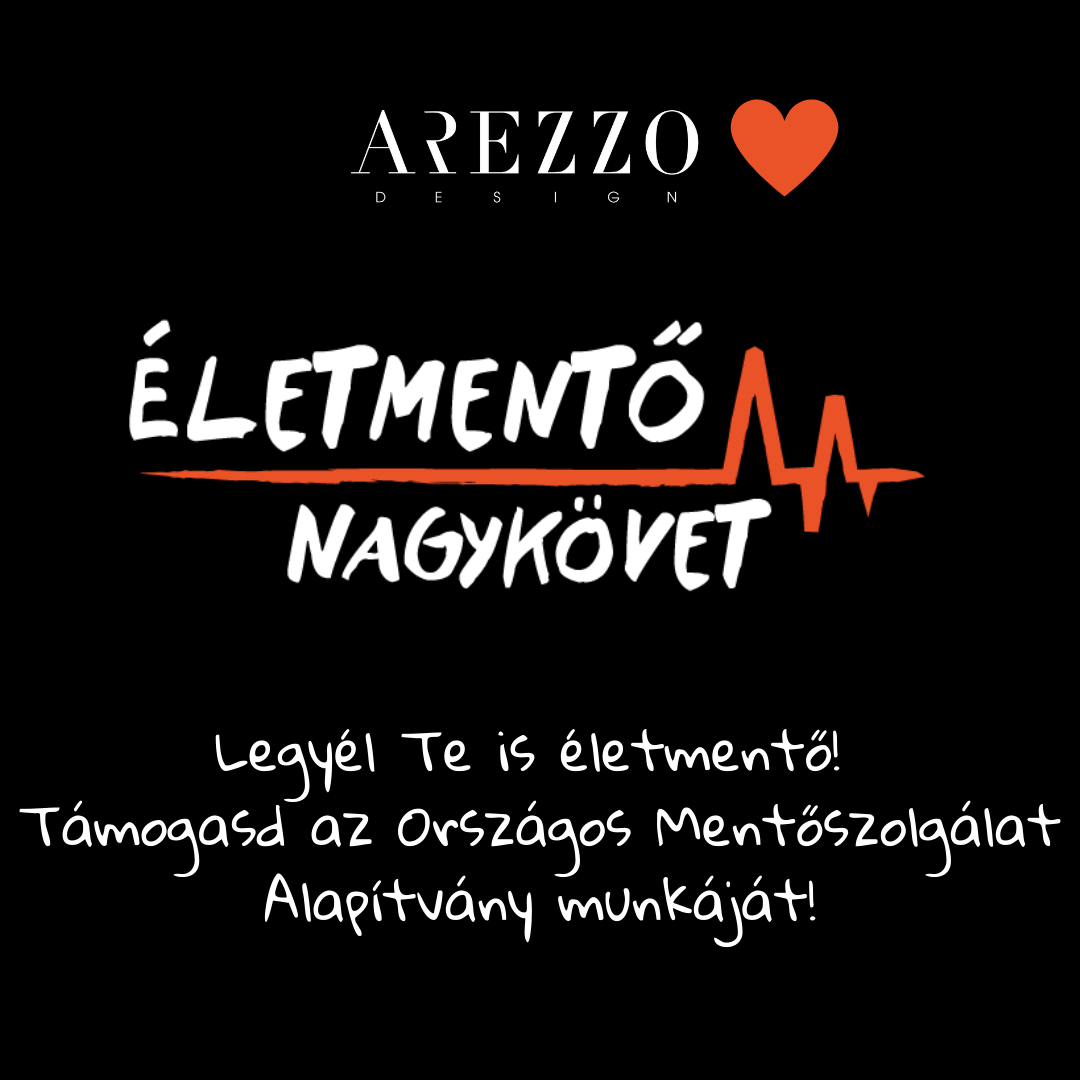 AREZZO ADOMÁNYGYŰJTŐ KAMPÁNY - ORSZÁGOS MENTŐSZOLGÁLAT ALAPÍTVÁNY