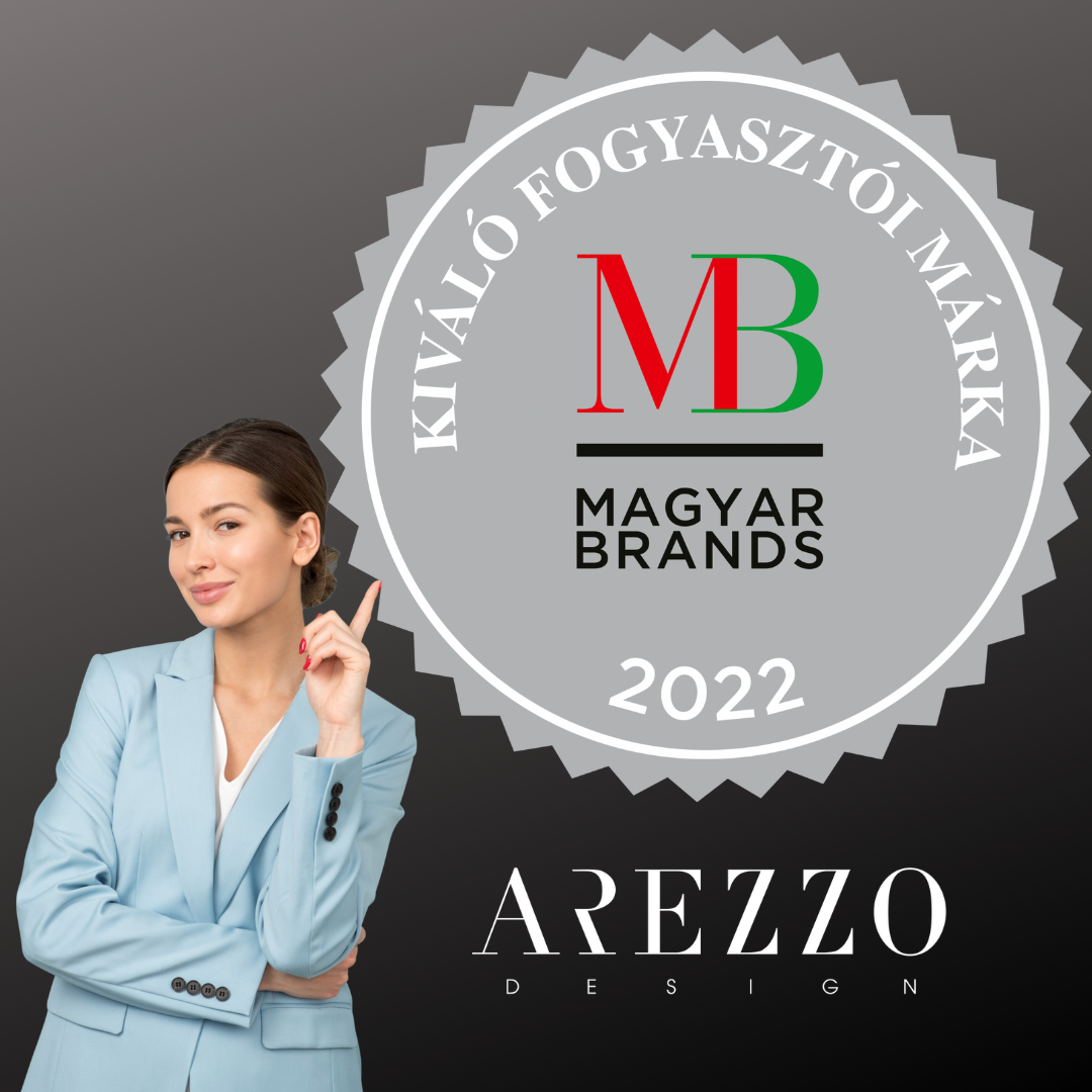 KÉT KATEGÓRIÁBAN IS MAGYARBRANDS DÍJAT NYERT AZ AREZZO DESIGN